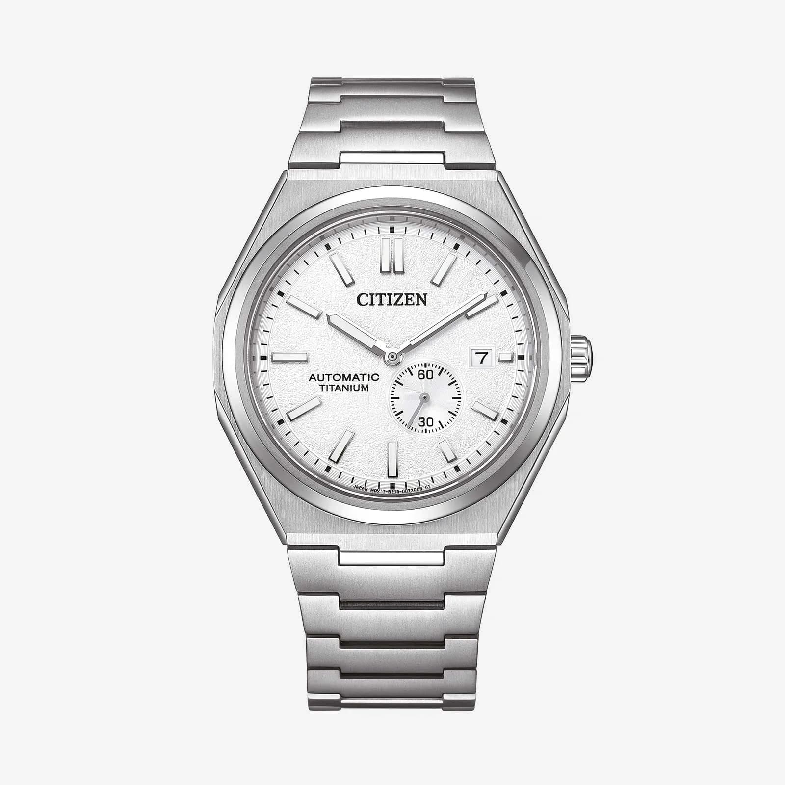 Citizen Super Titanium automatisk - stål/vit NJ0180-80A 1