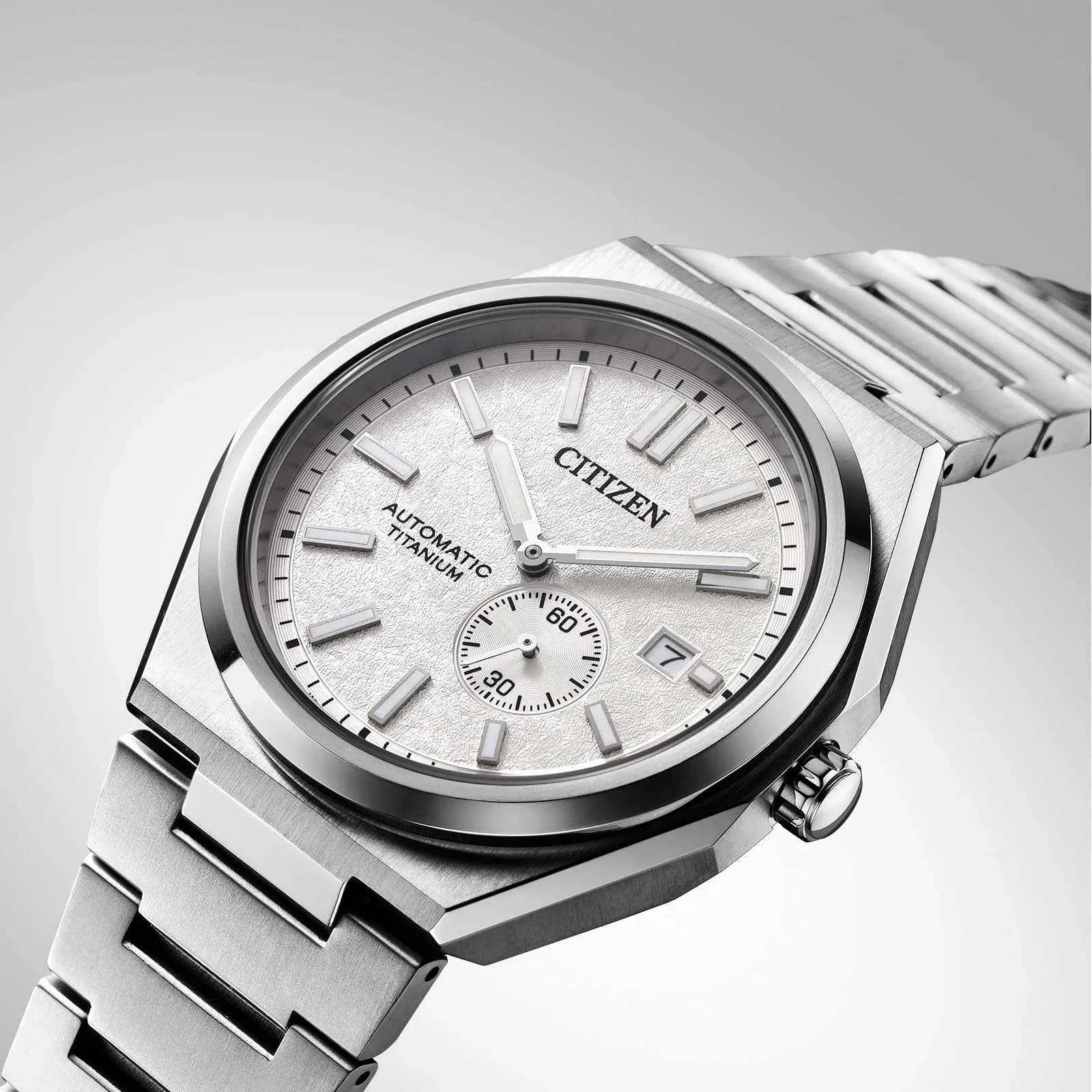 Citizen Super Titanium automatisk - stål/vit NJ0180-80A 4