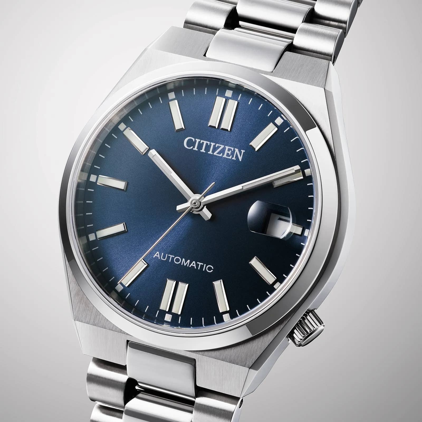 Citizen Tsuyosa Automatic - stål/blå 37mm NJ0200-50M 5