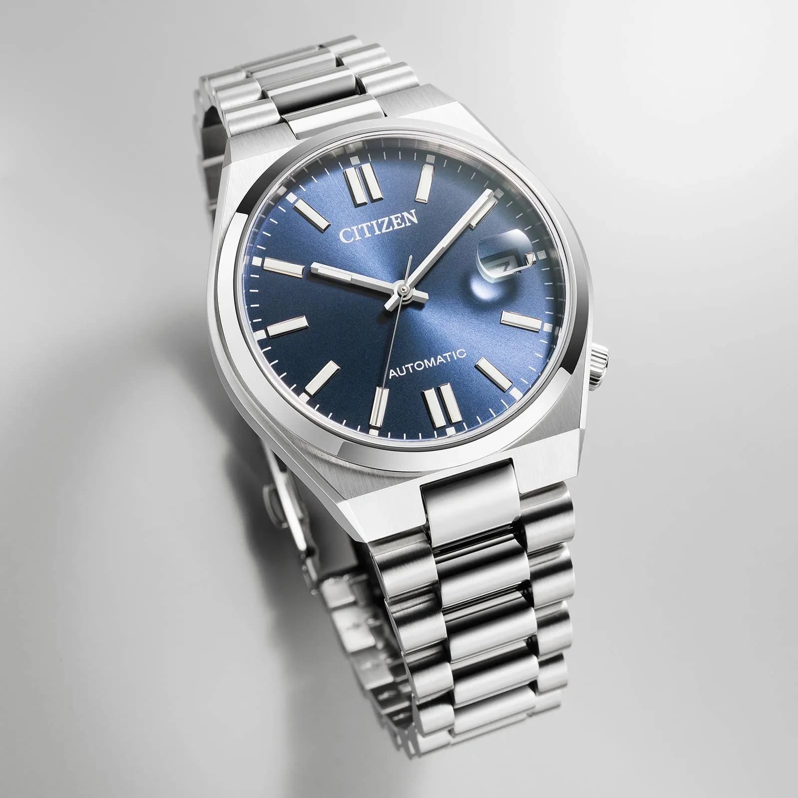 Citizen Tsuyosa Automatic - stål/blå 37mm NJ0200-50M 6