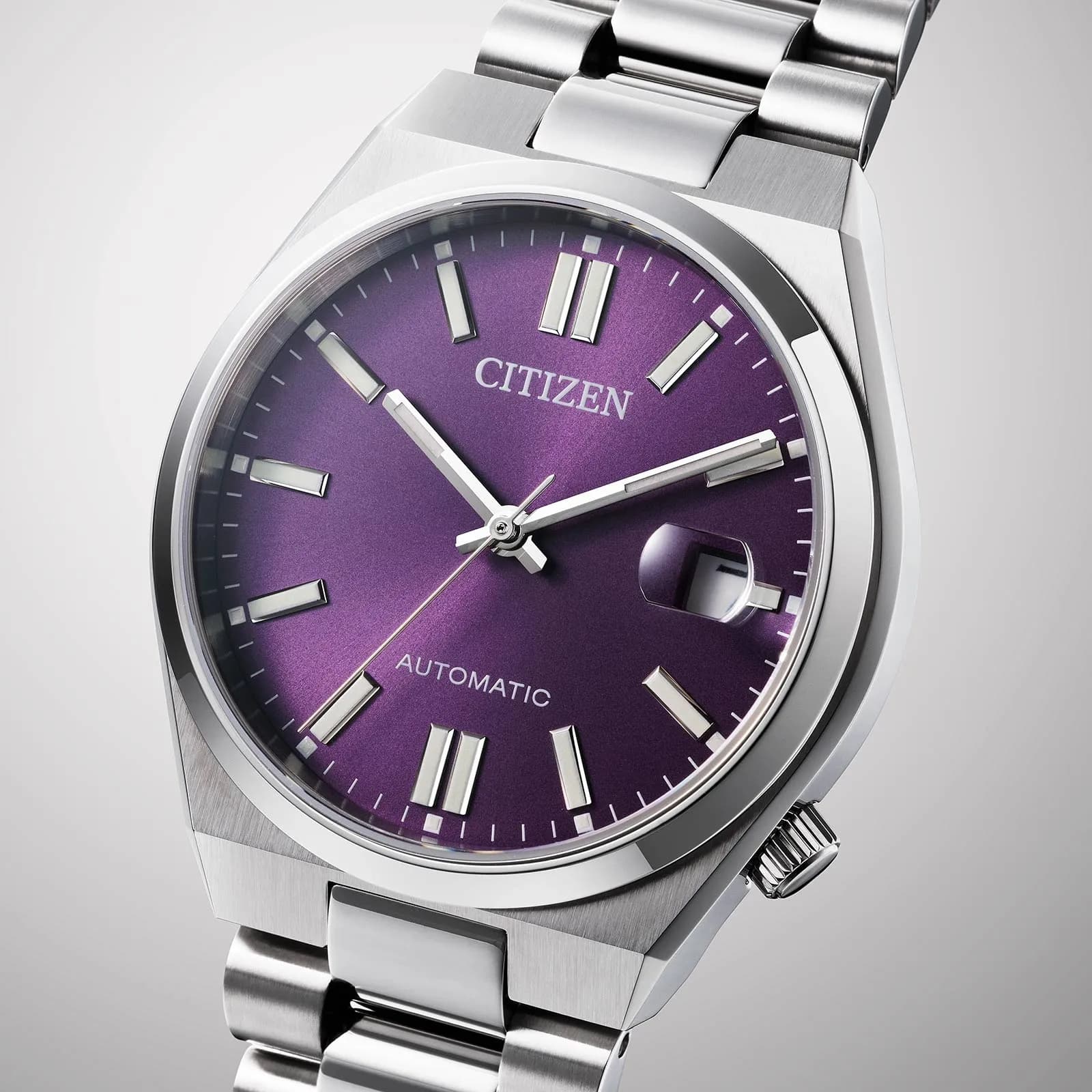Citizen Tsuyosa Automatic - stål/lila 37mm NJ0200-50W 5