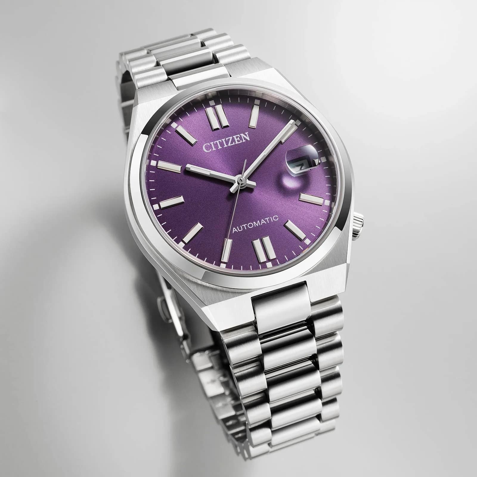 Citizen Tsuyosa Automatic - stål/lila 37mm NJ0200-50W 6