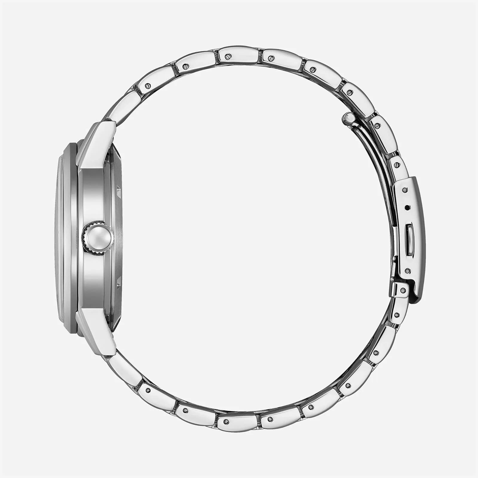 Citizen Automatic Vit/Silver, Stållänk - NJ0210-56A 3