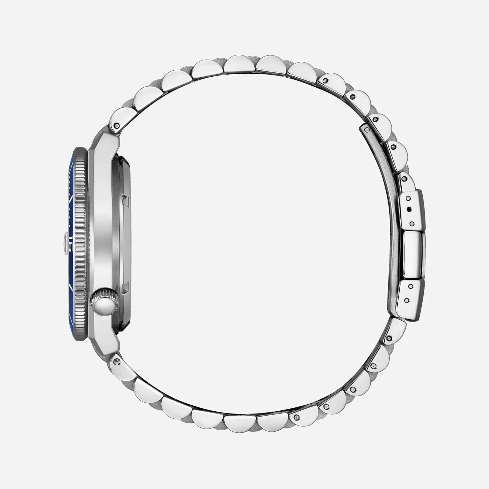 Citizen Automatic Blå/Silver, Stållänk - NJ0230-59L 3