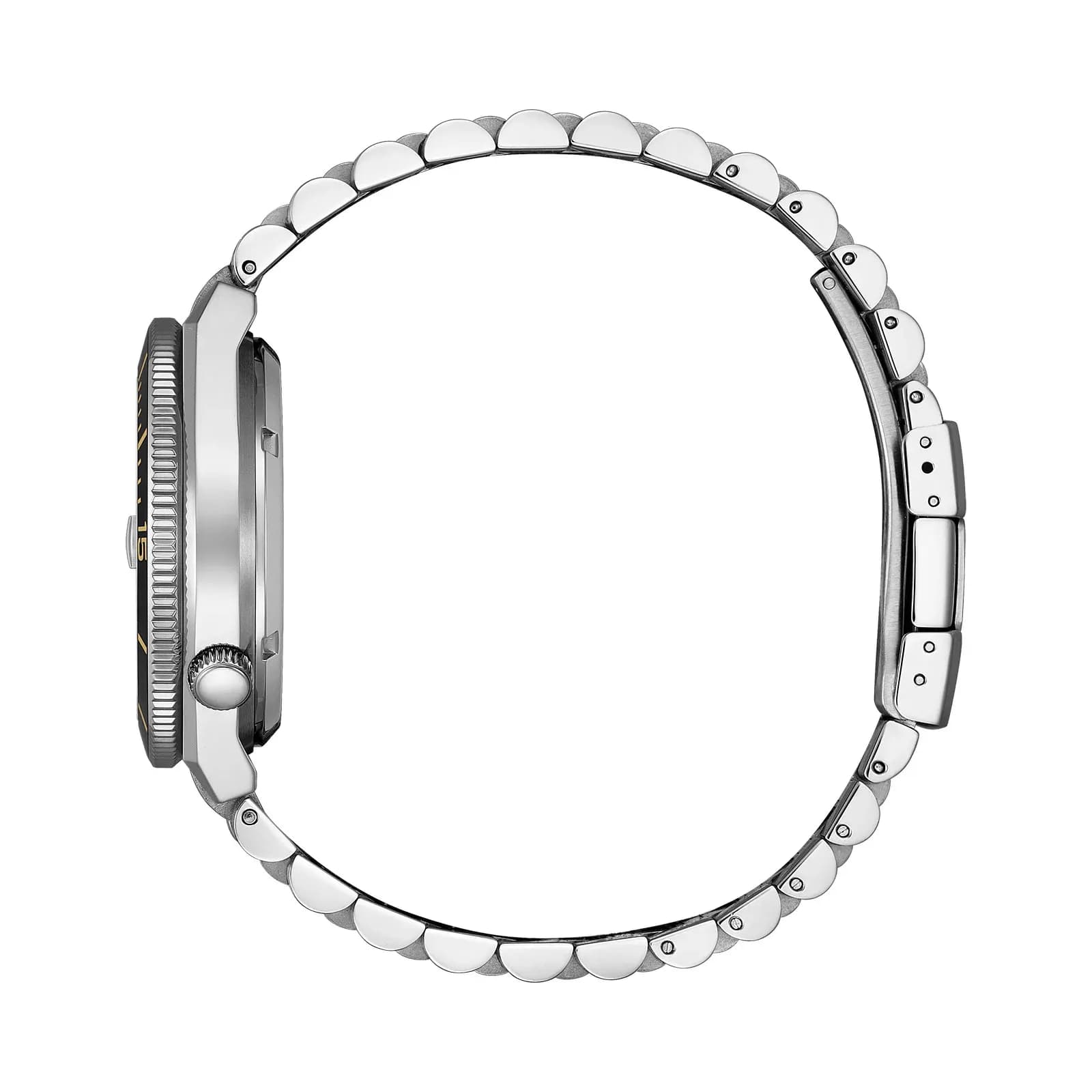 Citizen Tsuyosa automatisk herr svart/stål, metallband - NJ0238-57E