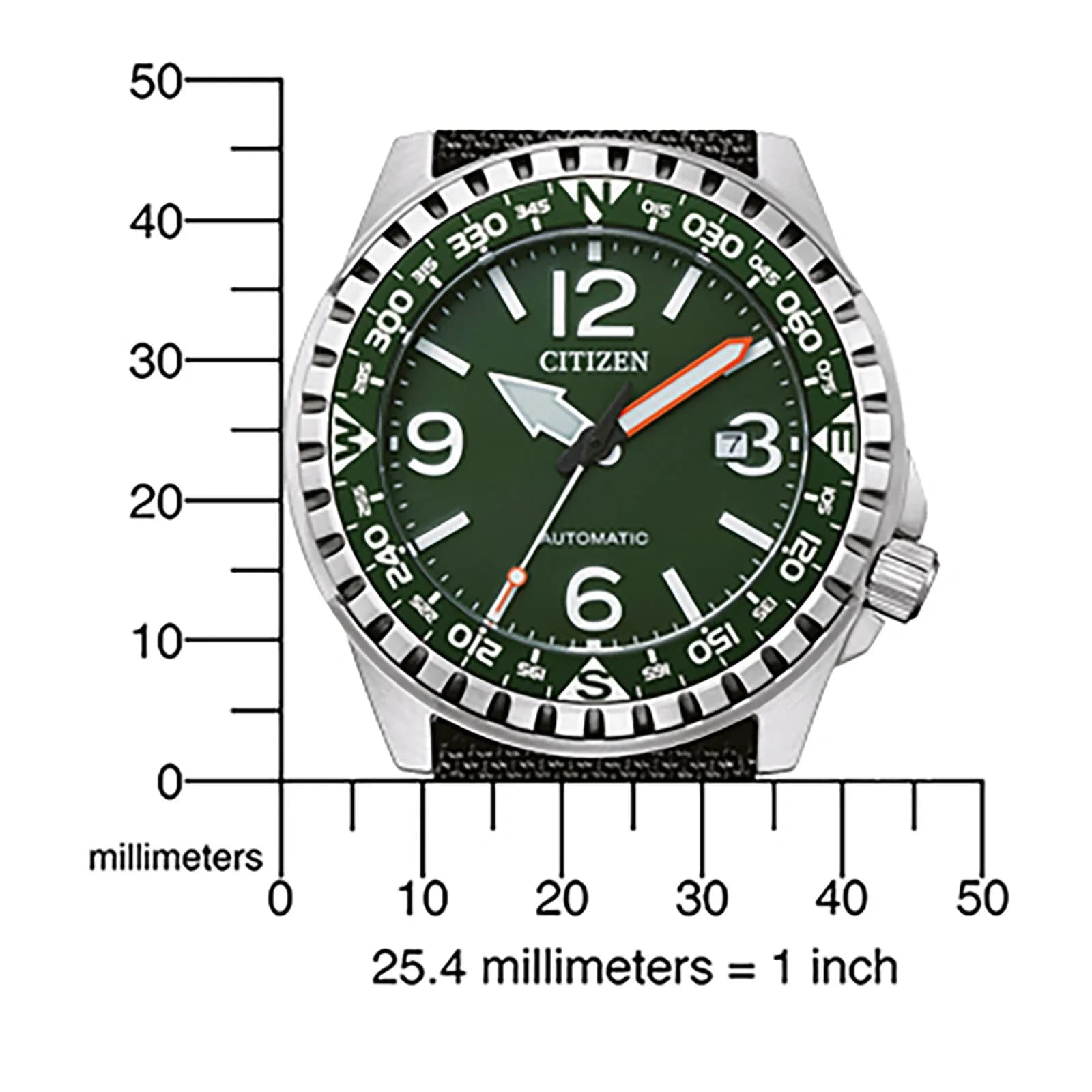 Citizen Automatic herrklocka - NJ2198-16X 4
