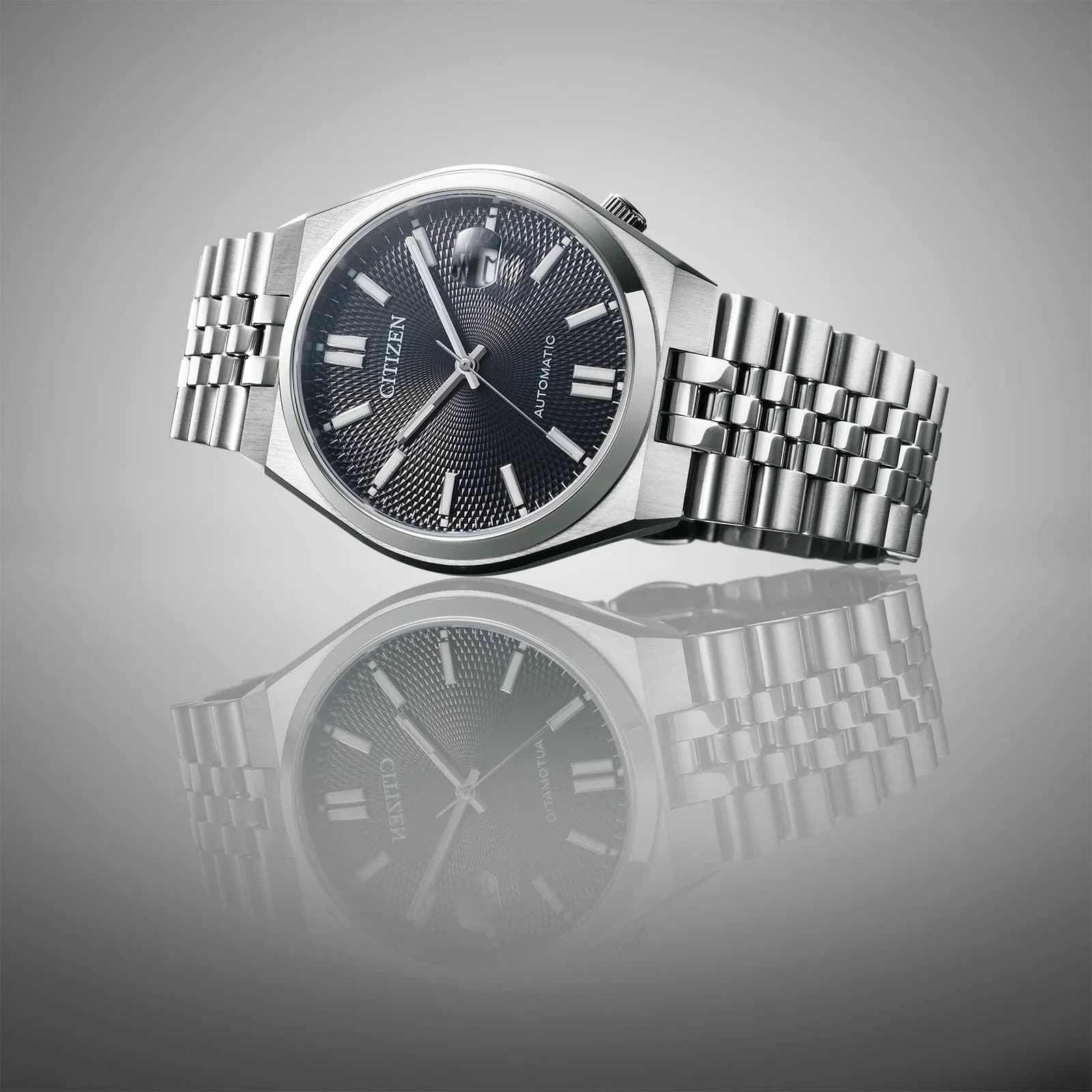 Citizen Tsuyosa 60 Automatic - stål/svart 40mm NK0020-55E 5