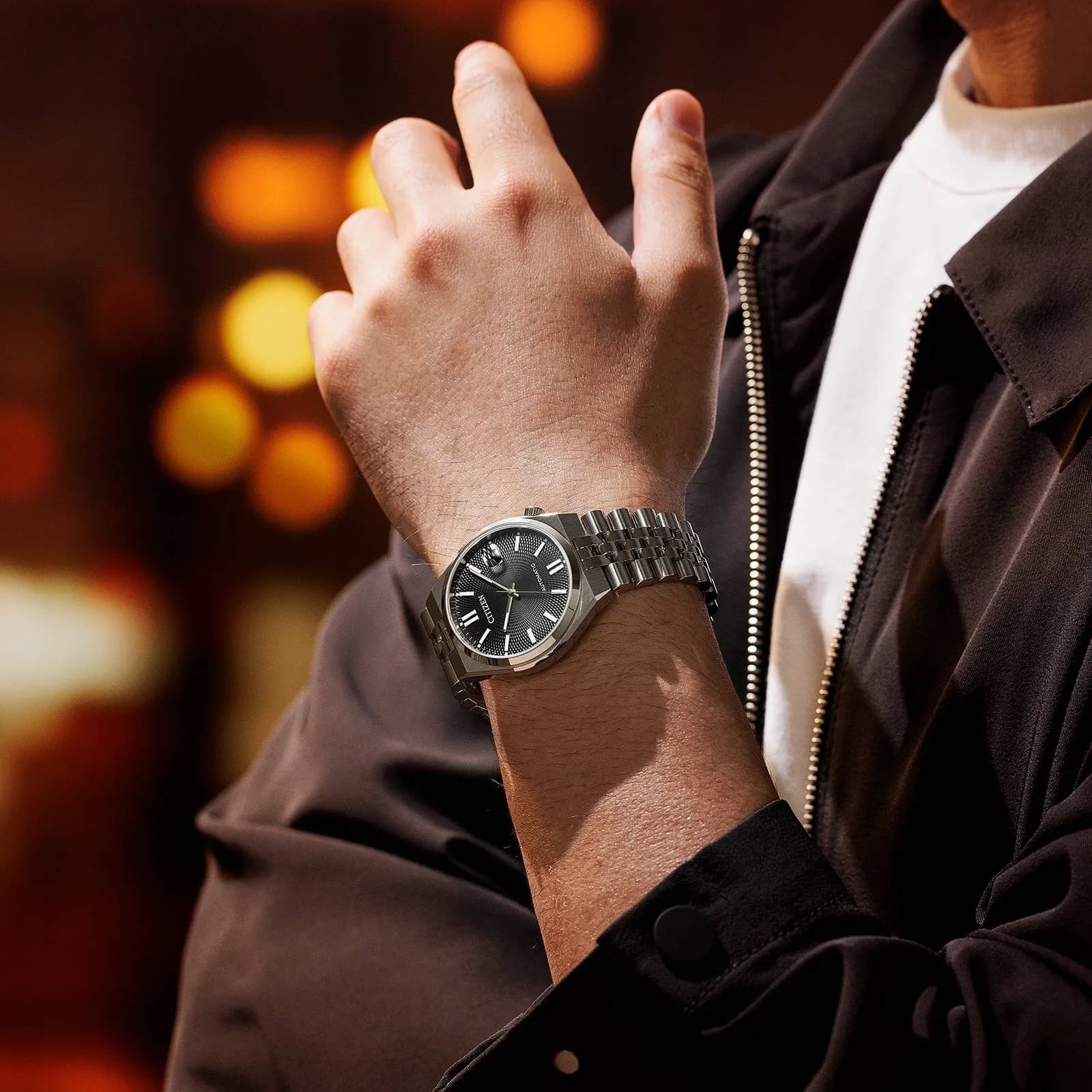 Citizen Tsuyosa 60 Automatic - stål/svart 40mm NK0020-55E 6