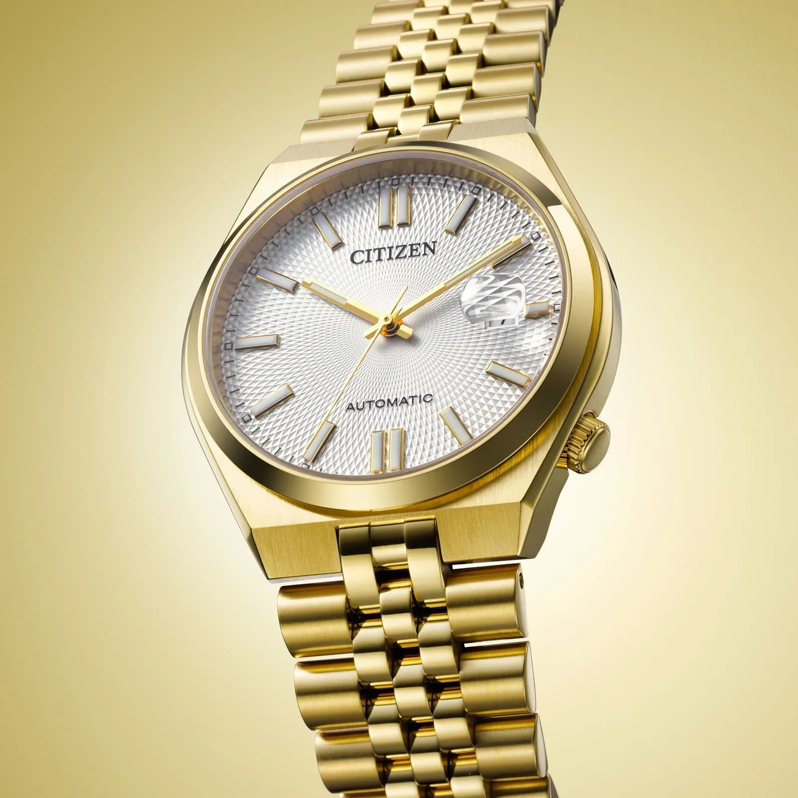 Citizen Tsuyosa automatisk herr vit/guld - NK0022-50A 3