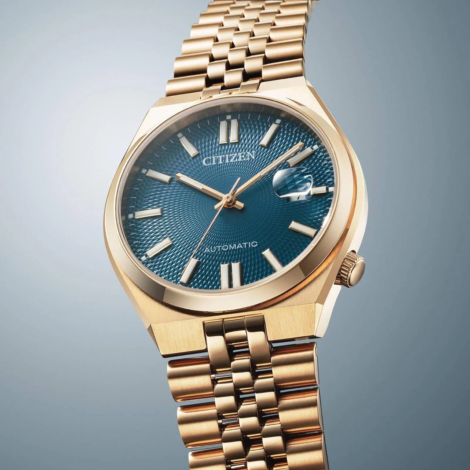 Citizen Tsuyosa 60 Automatic - guld/blå 40mm NK0023-57L 4