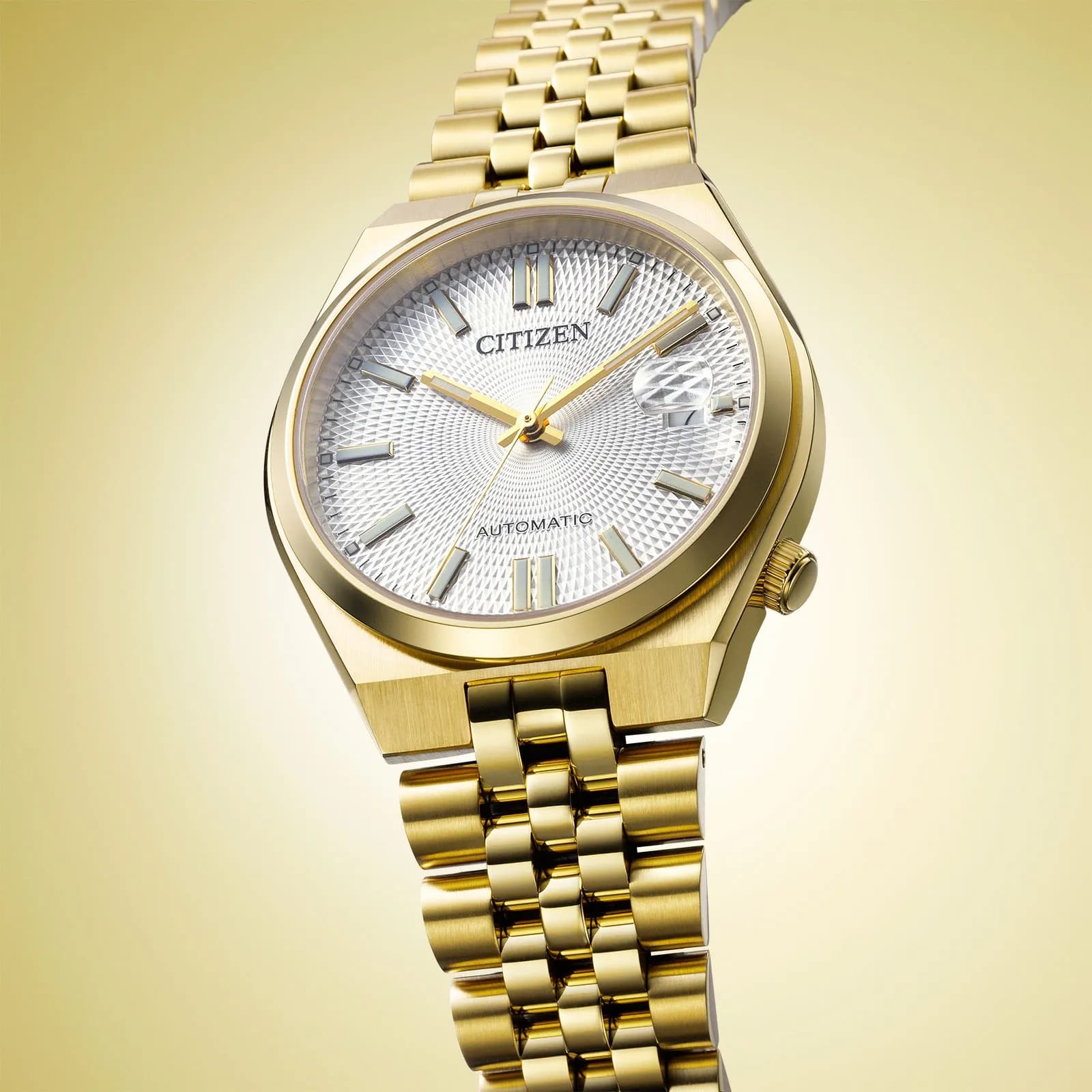 Citizen Tsuyosa automatisk herr vit/guld - NK0032-56A 6