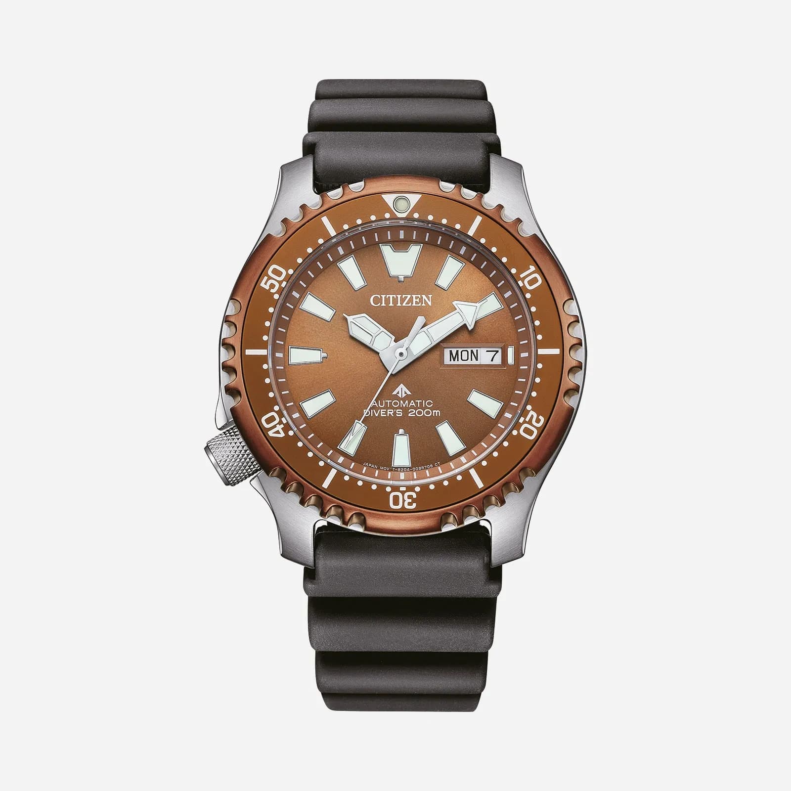 Citizen Promaster Marine Automatic, stål/brun - NY0164-65X 2