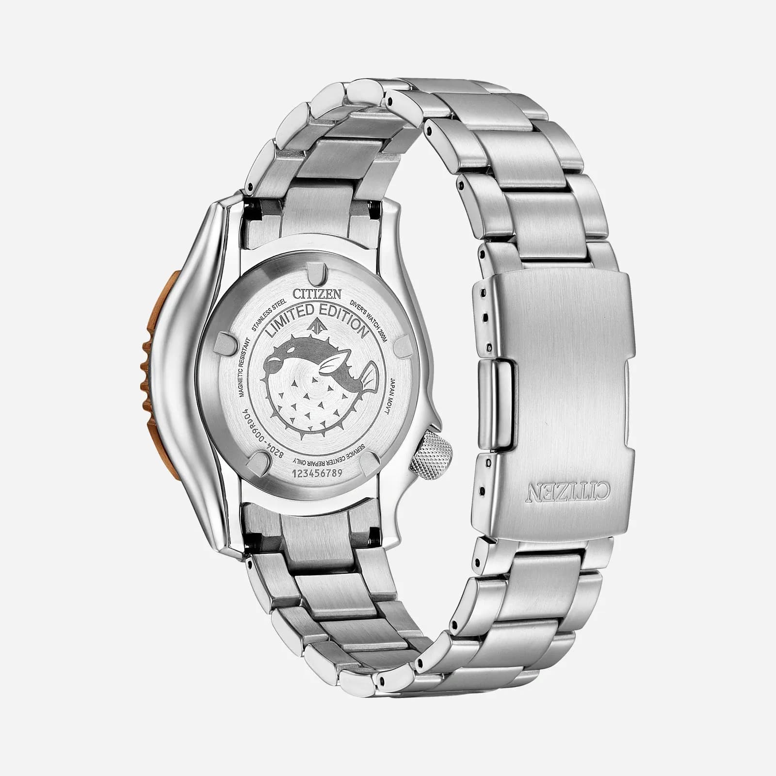Citizen Promaster Marine Automatic, stål/brun - NY0164-65X 3
