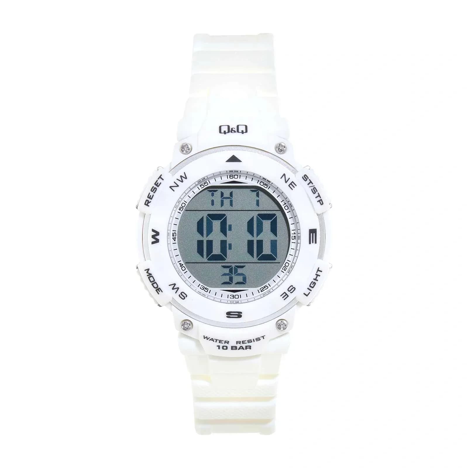 Q&Q digital barnklocka - vit plast, 38 mm