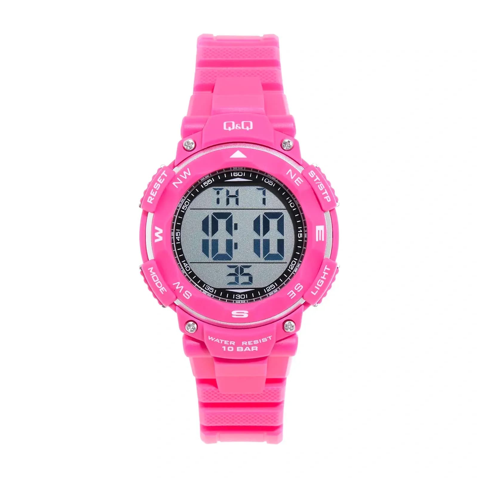 Q&Q digital barnklocka - rosa plast, 38 mm