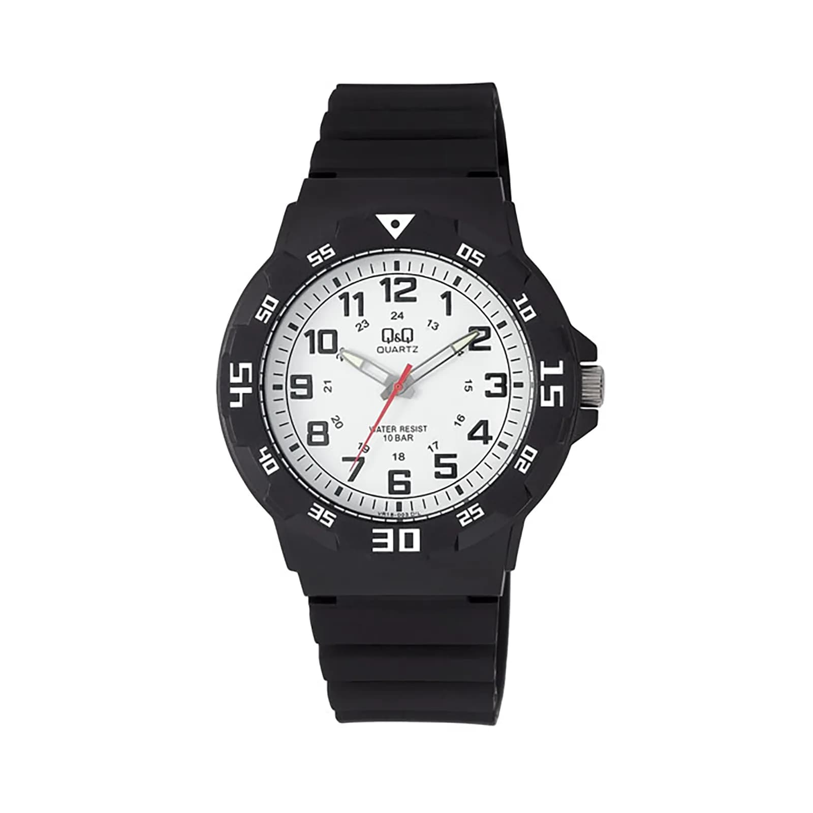 Q&Q herr vit/svart, gummiband - QVR1803