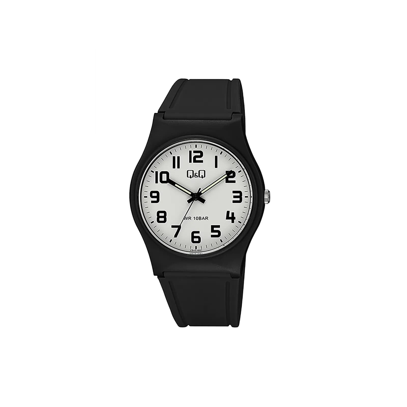Q&Q herr vit/svart, gummiband - QVS4201
