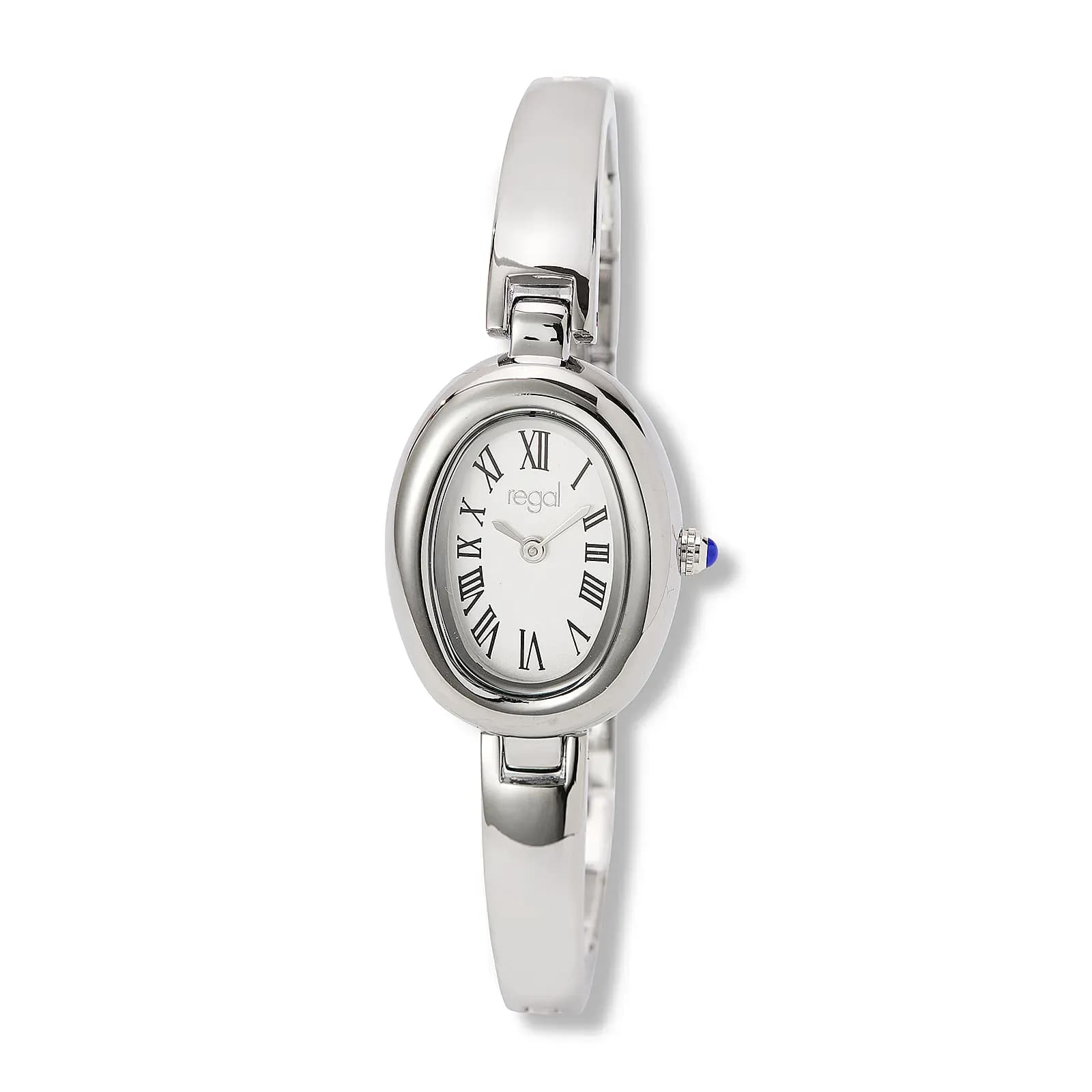 Regal damklocka silver, stelt metallband - R11034-122