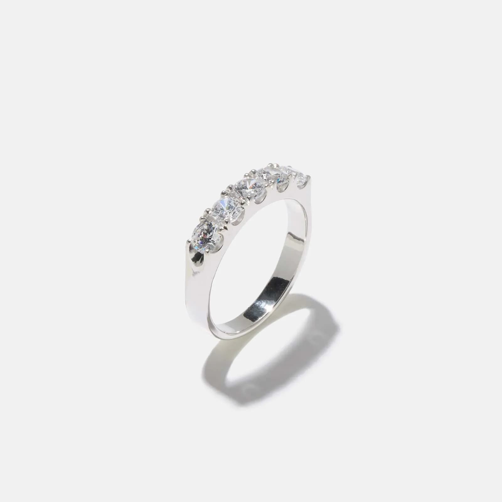 Alliansring Linda - 18k vitguld, labbodlade diamanter, 1 ct 1