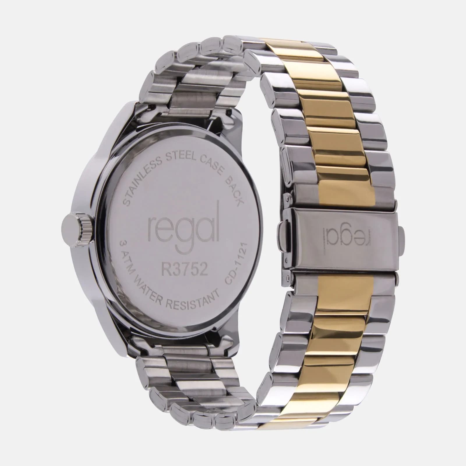 Regal herrklocka - metallband, bicolor/blå, 41mm 5