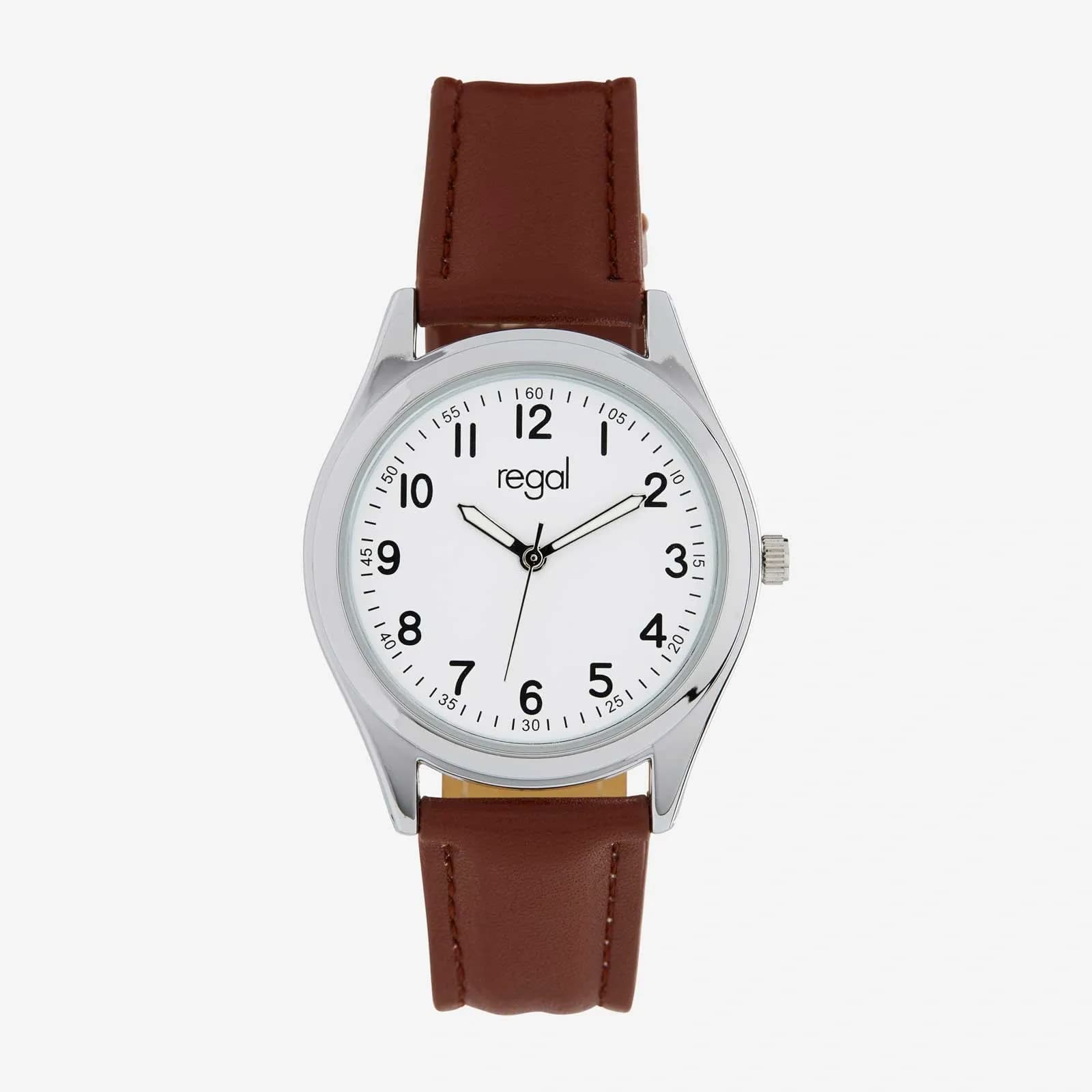 Regal Classic line - brunt band, silverton/vit, 36mm 1