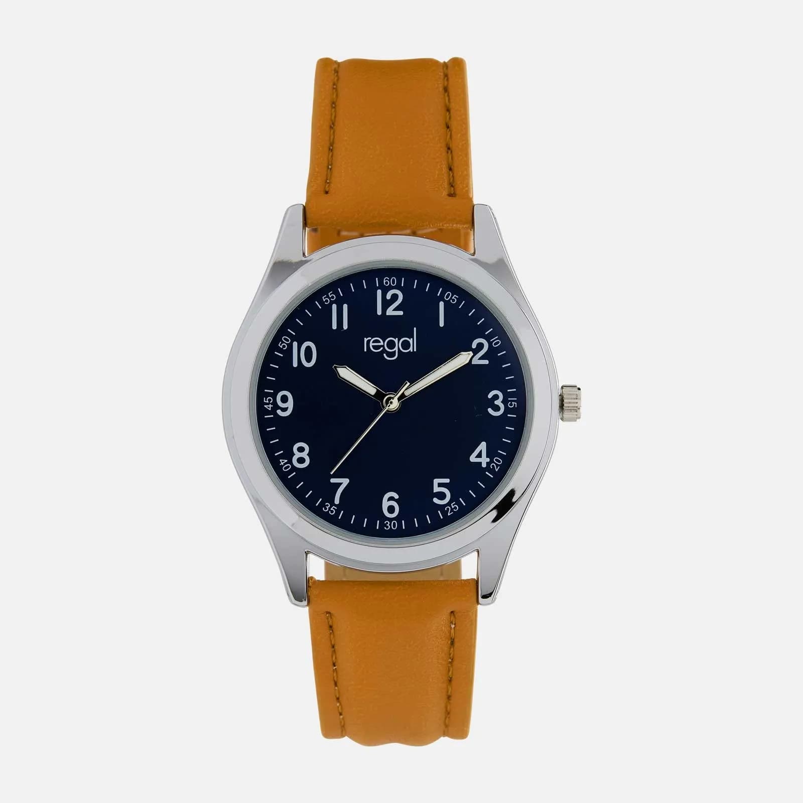 Regal Classic line - brunt band, silverton/svart, 36mm