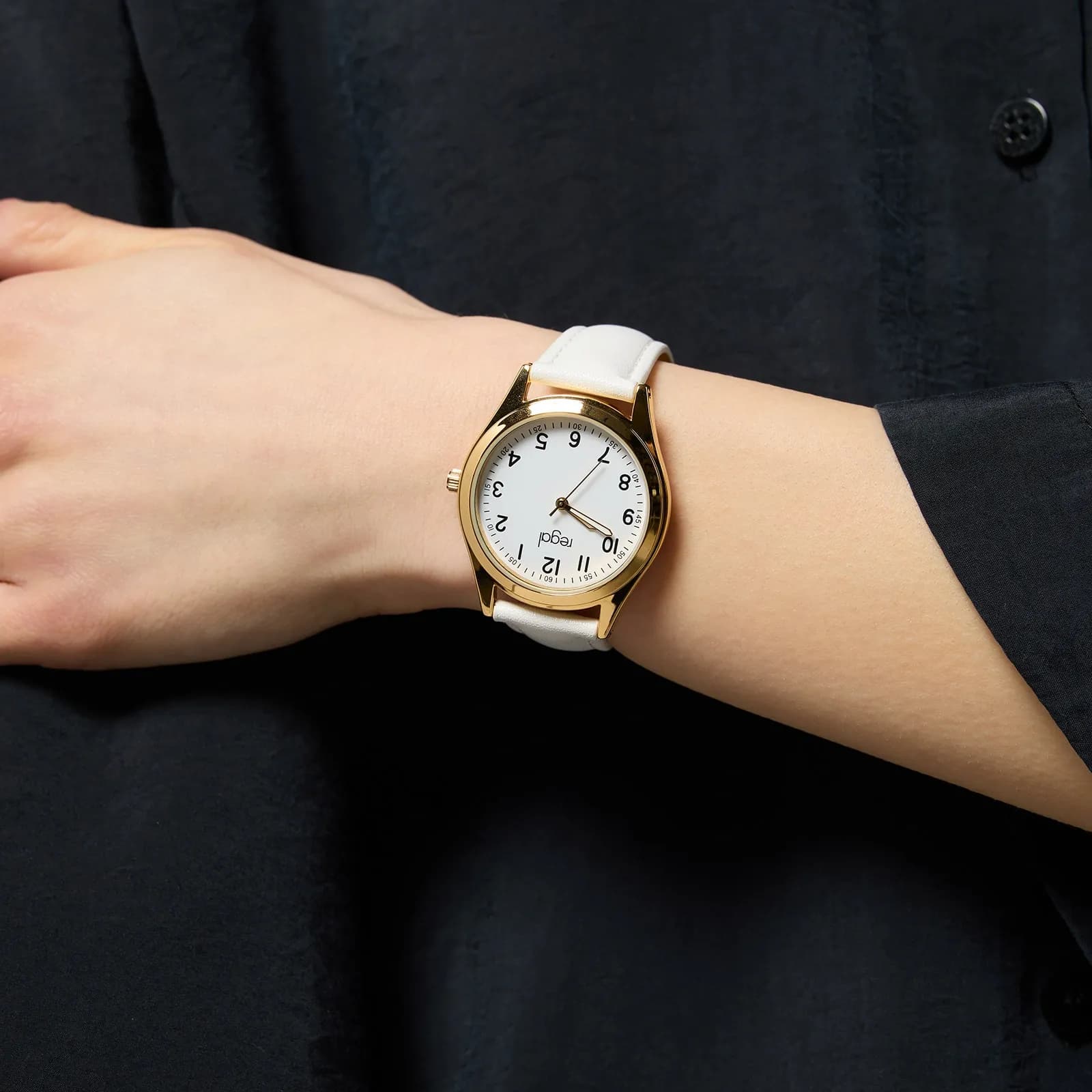 Regal Classic line - vit/guldton, 36mm 2