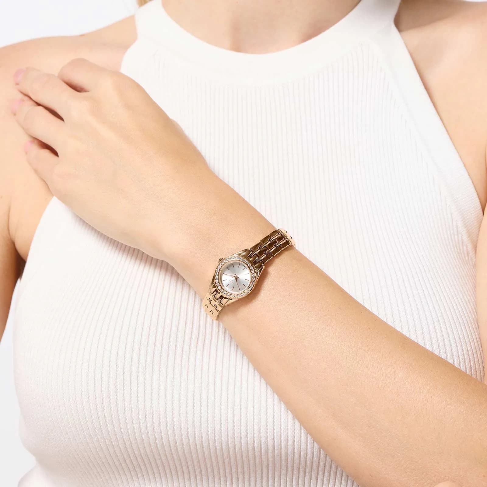 Regal damklocka - rosegold/vit, 23mm 3