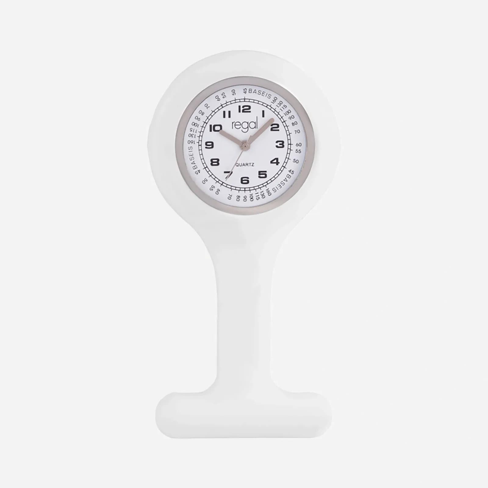 Regal sjuksköterskeur - vit, 42mm diam.