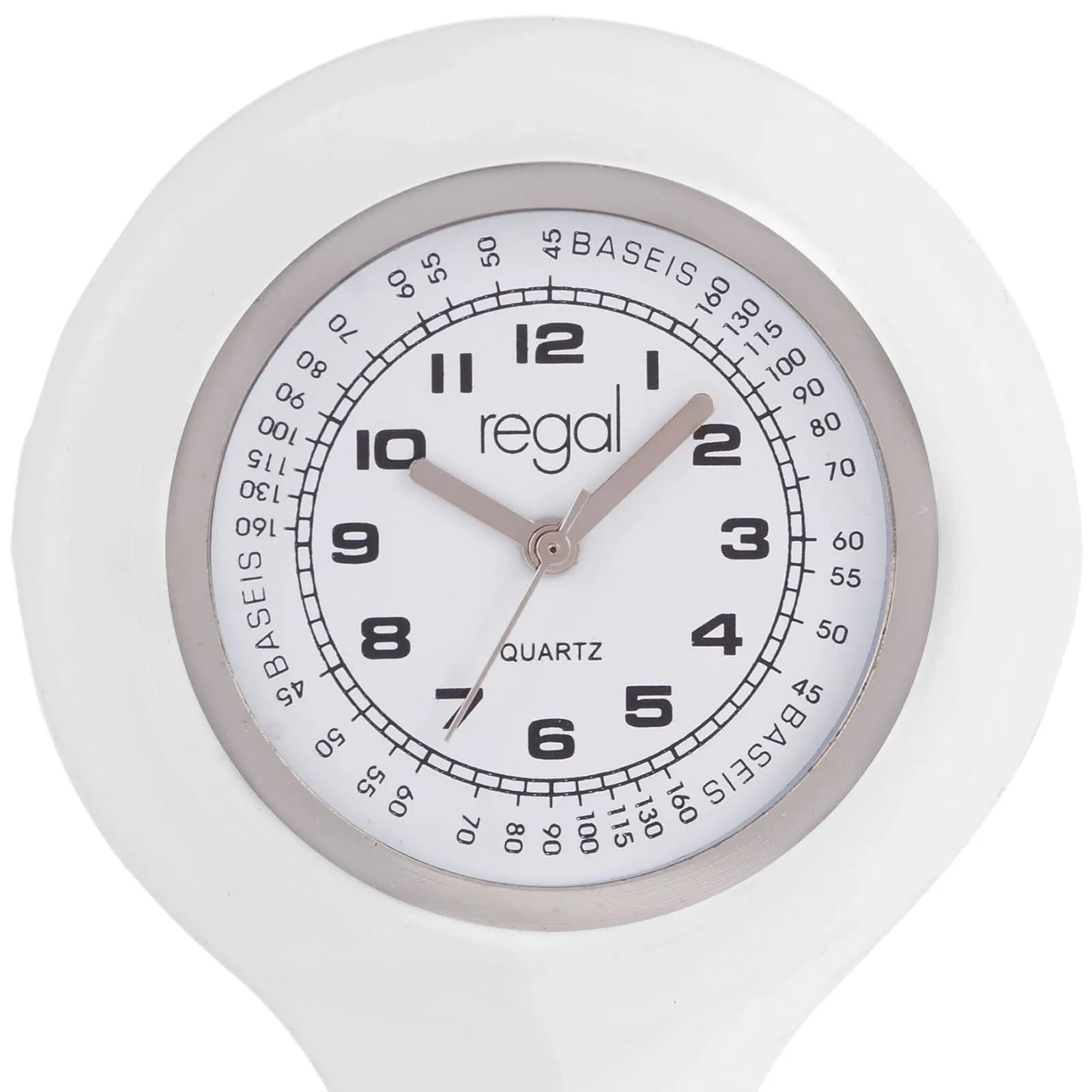Regal sjuksköterskeur - vit, 42mm diam. 2