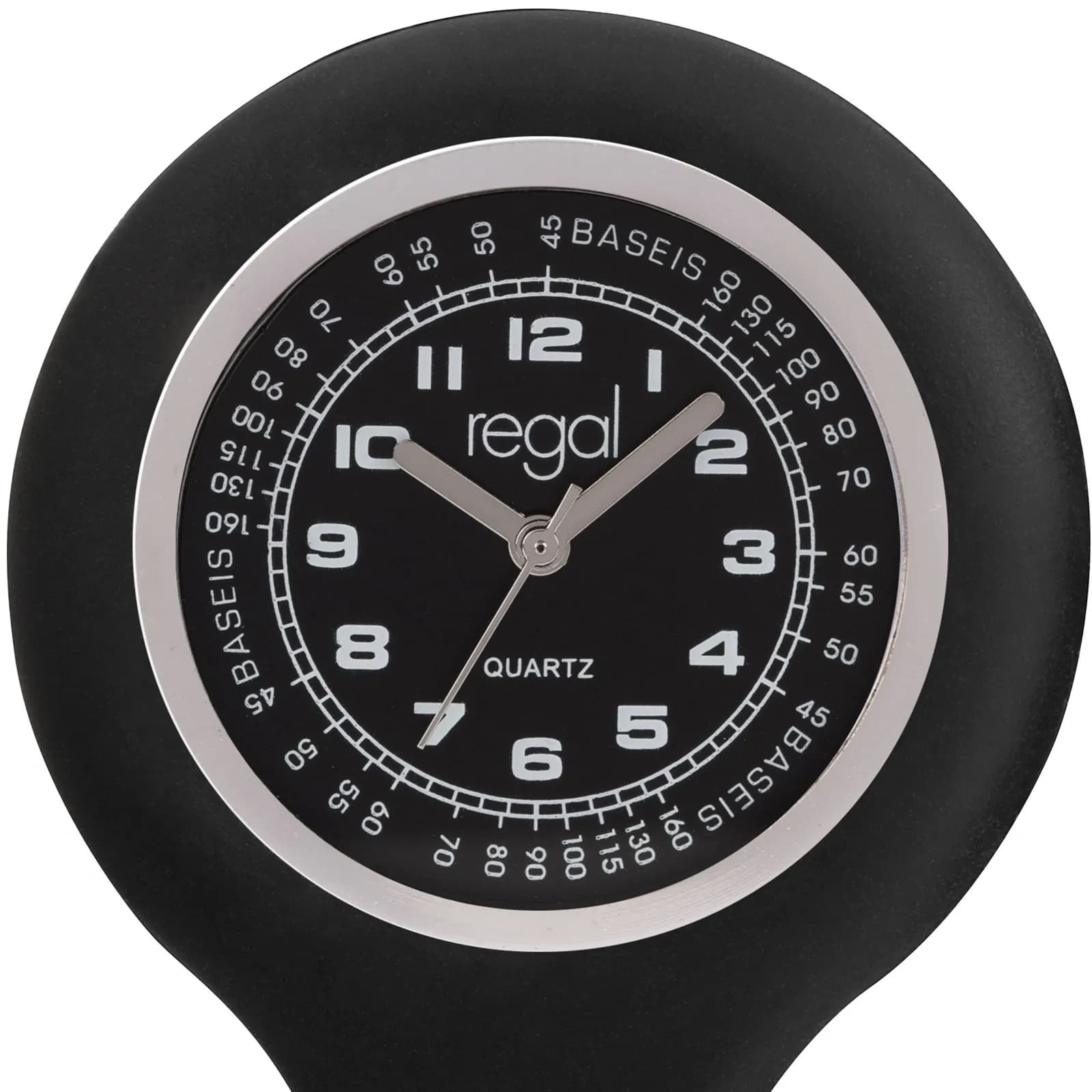 Regal sjuksköterskeur - svart, 42mm diam. 2