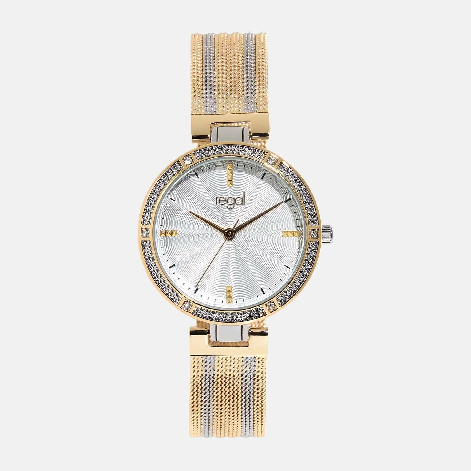 Regal damklocka - metallband bicolor, 32 mm