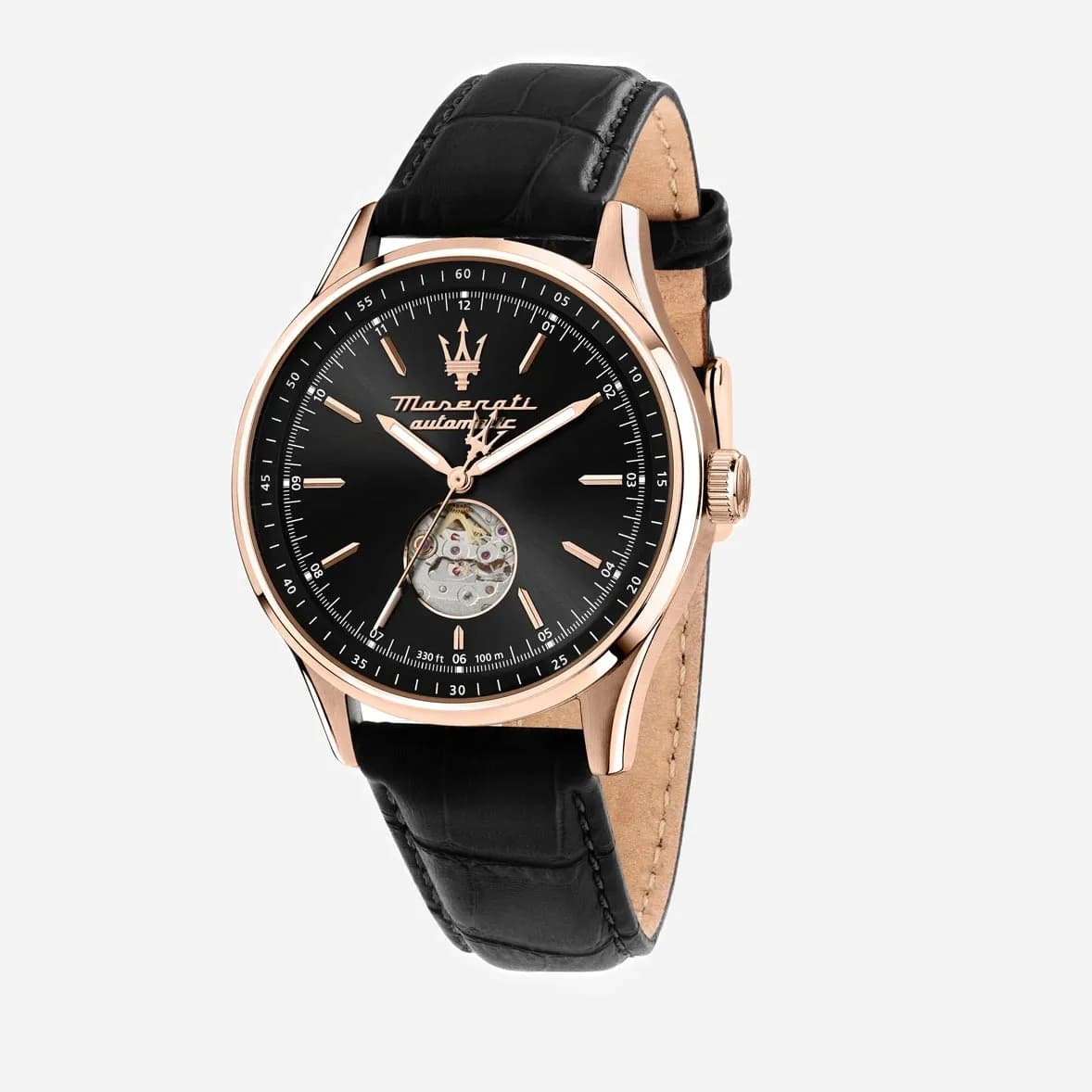 Maserati Sorpasso automatisk läderband svart  - R8821124001