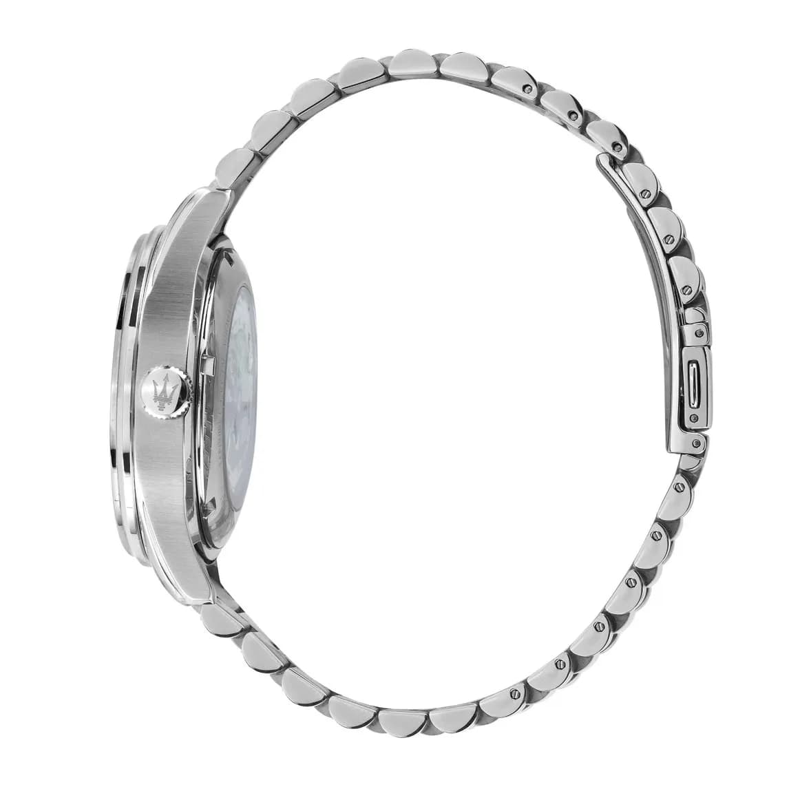 Maserati Sorpasso automatisk metallband blå/stål  - R8823124002 7