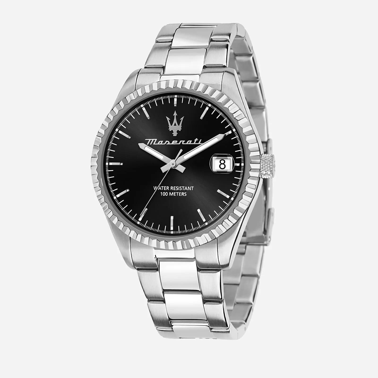 Maserati Competizione metallband svart/stål  - R8853100028