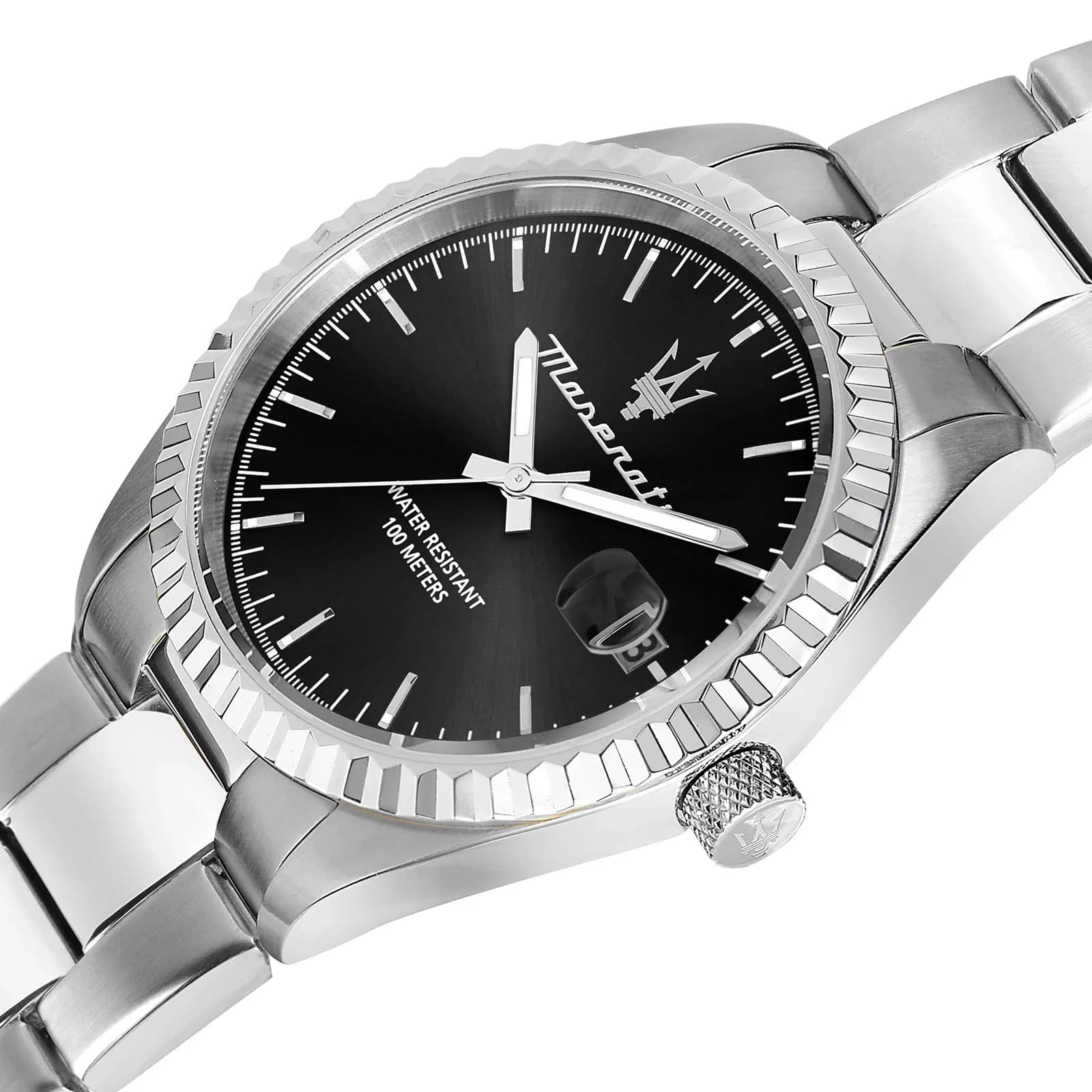 Maserati Competizione metallband svart/stål  - R8853100028 6