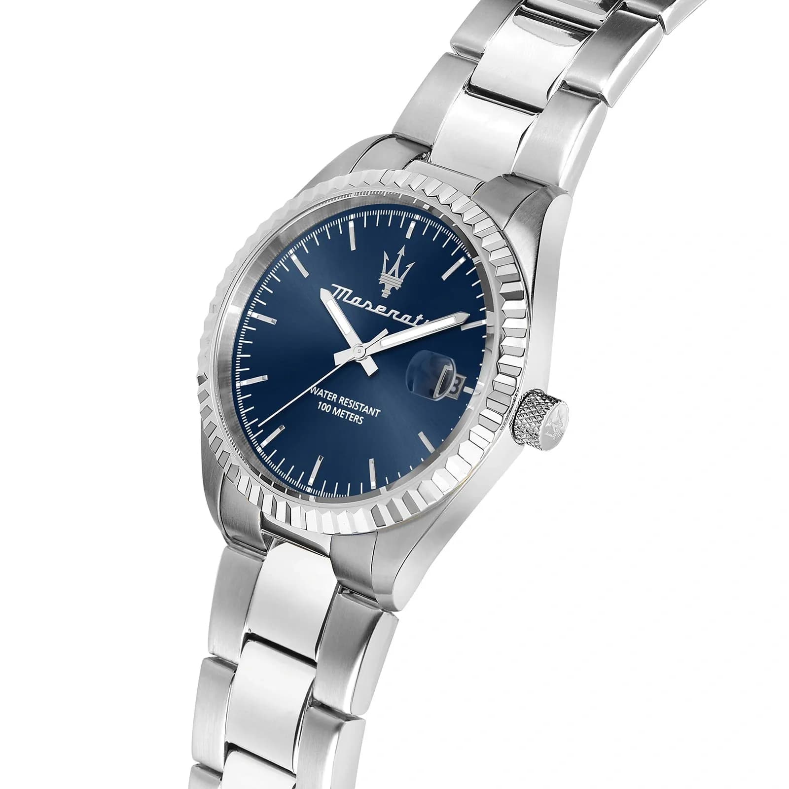 Maserati Competizione metallband blå/stål  - R8853100029 5