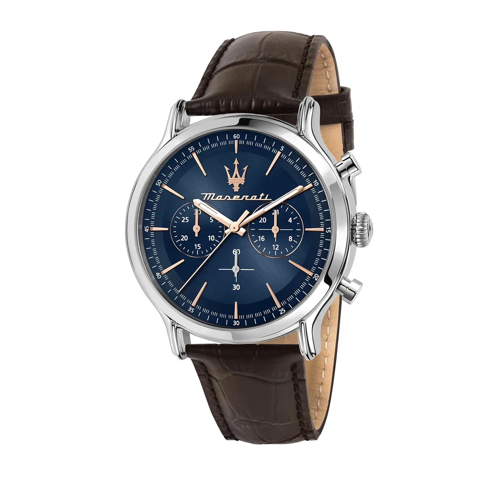 Maserati Epoca läderband Blå - R8871618014
