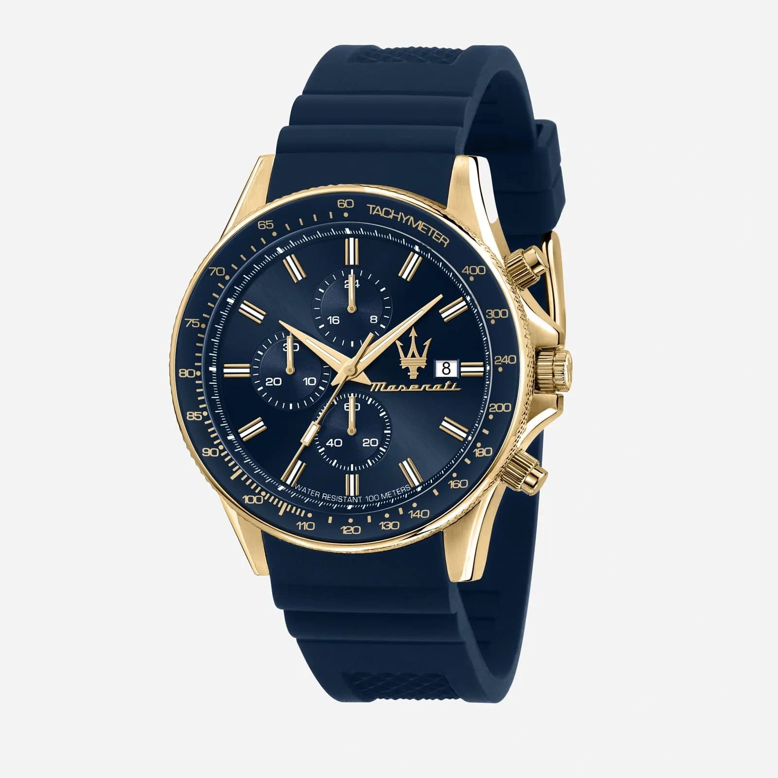 Maserati Sfida gummiband mörkblå - R8871640004
