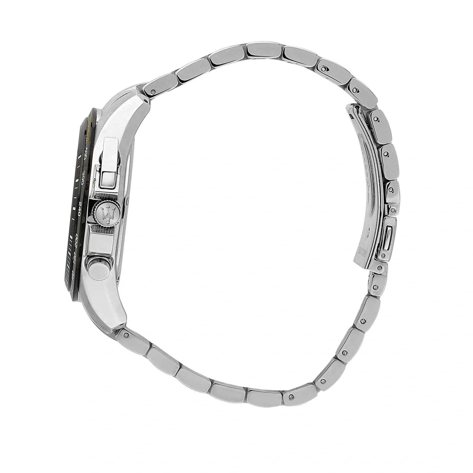 Maserati Traguardo metallband svart/stål  - R8873612042 7