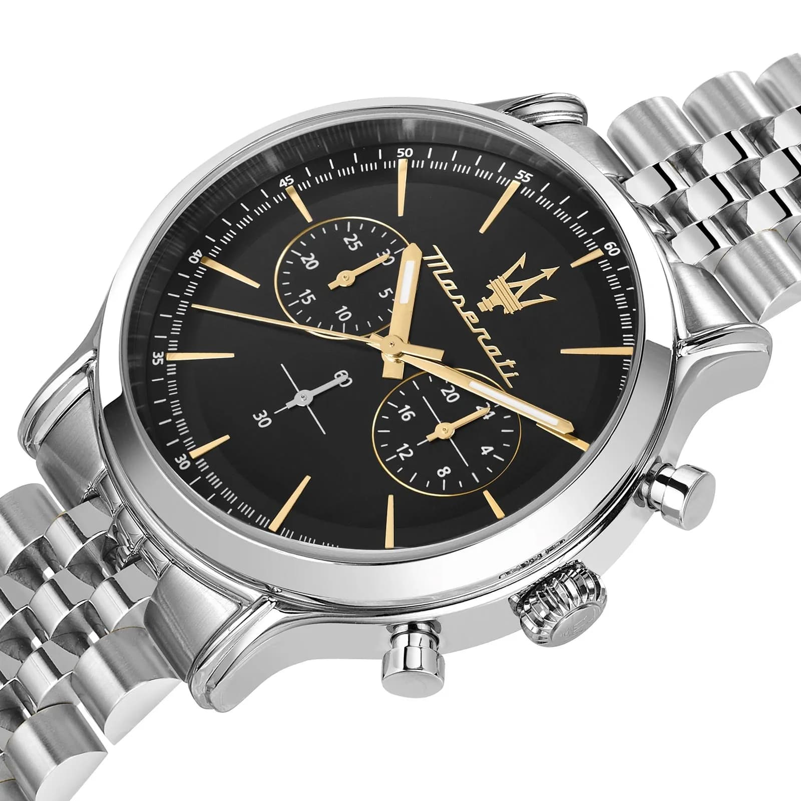 Maserati Epoca metallband svart/stål  - R8873618017 7