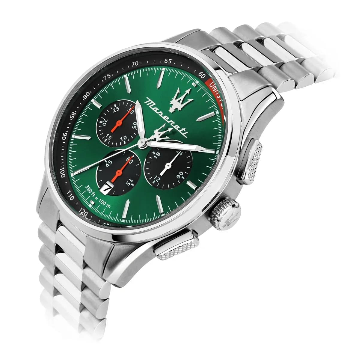 Maserati Sorpasso metallband grön/stål  - R8873624002 5