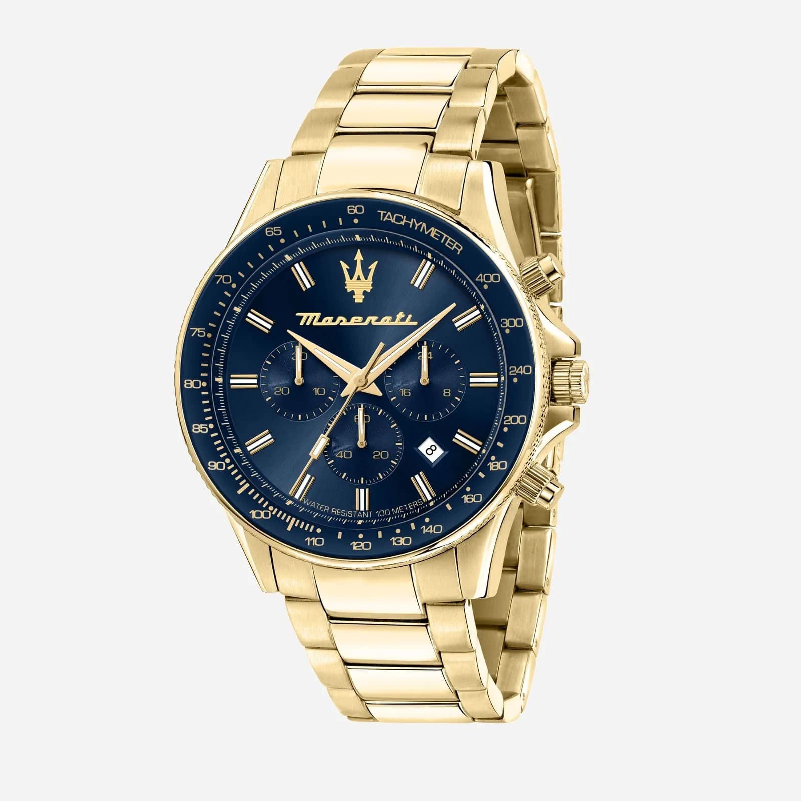 Maserati Sfida metallband blå/guld  - R8873640008 1