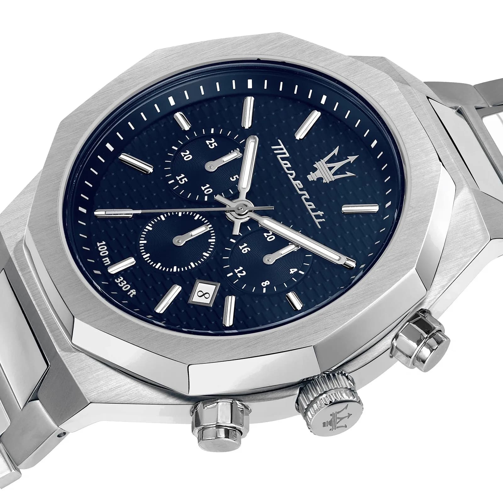 Maserati Stile metallband blå/stål  - R8873642006 5