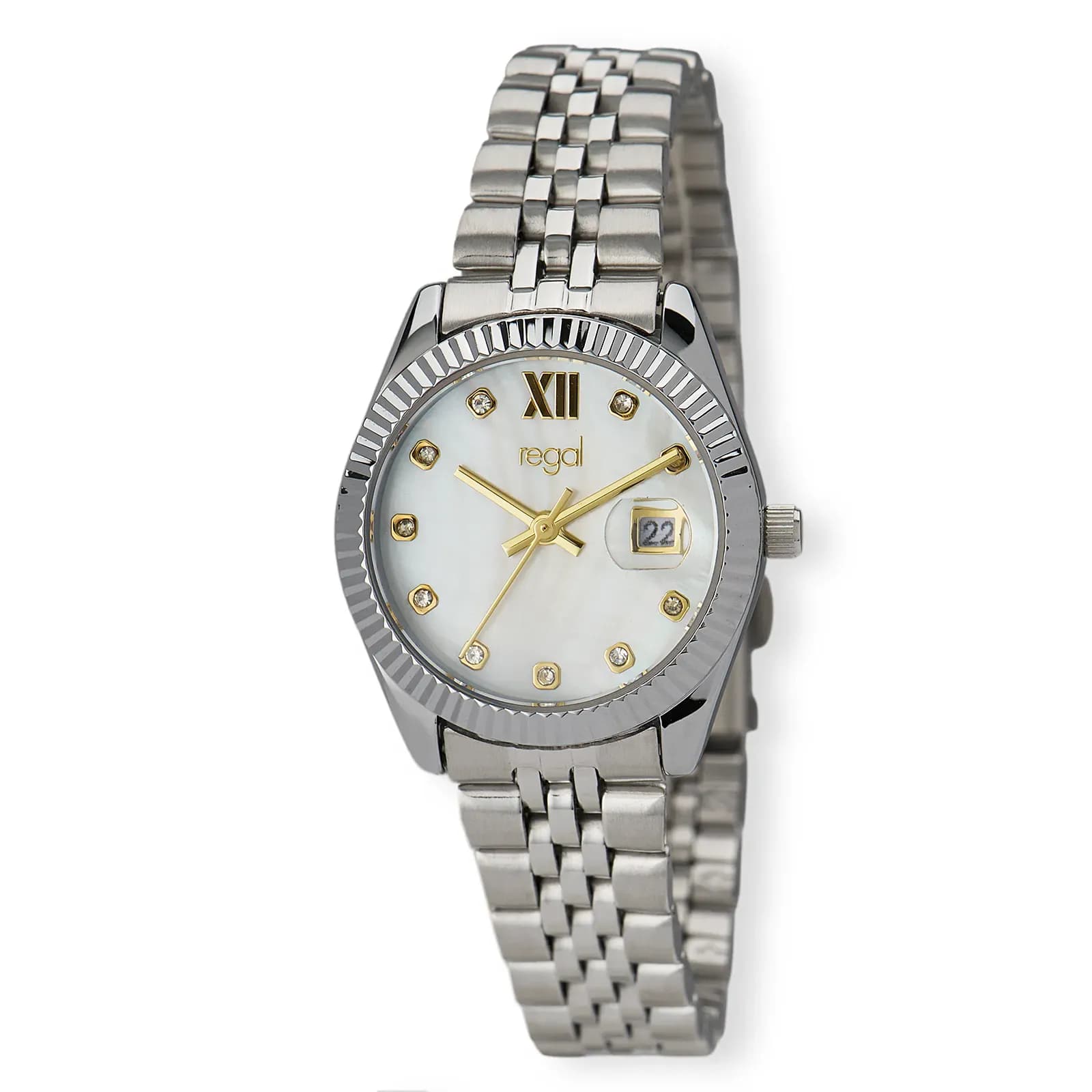 Regal dam silver, metallband - R89054-642