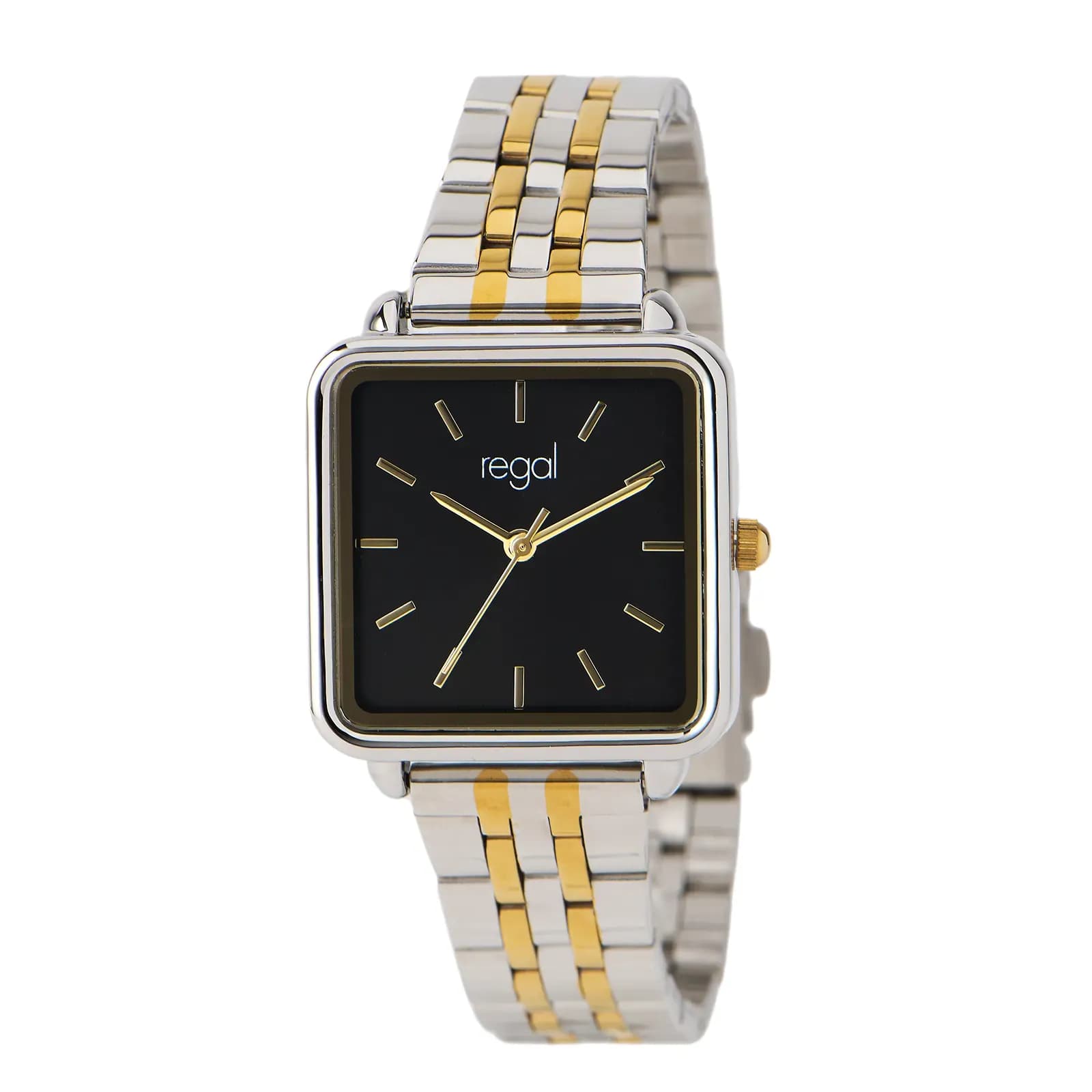 Regal dam svart/bicolor, metallband - R89086-232