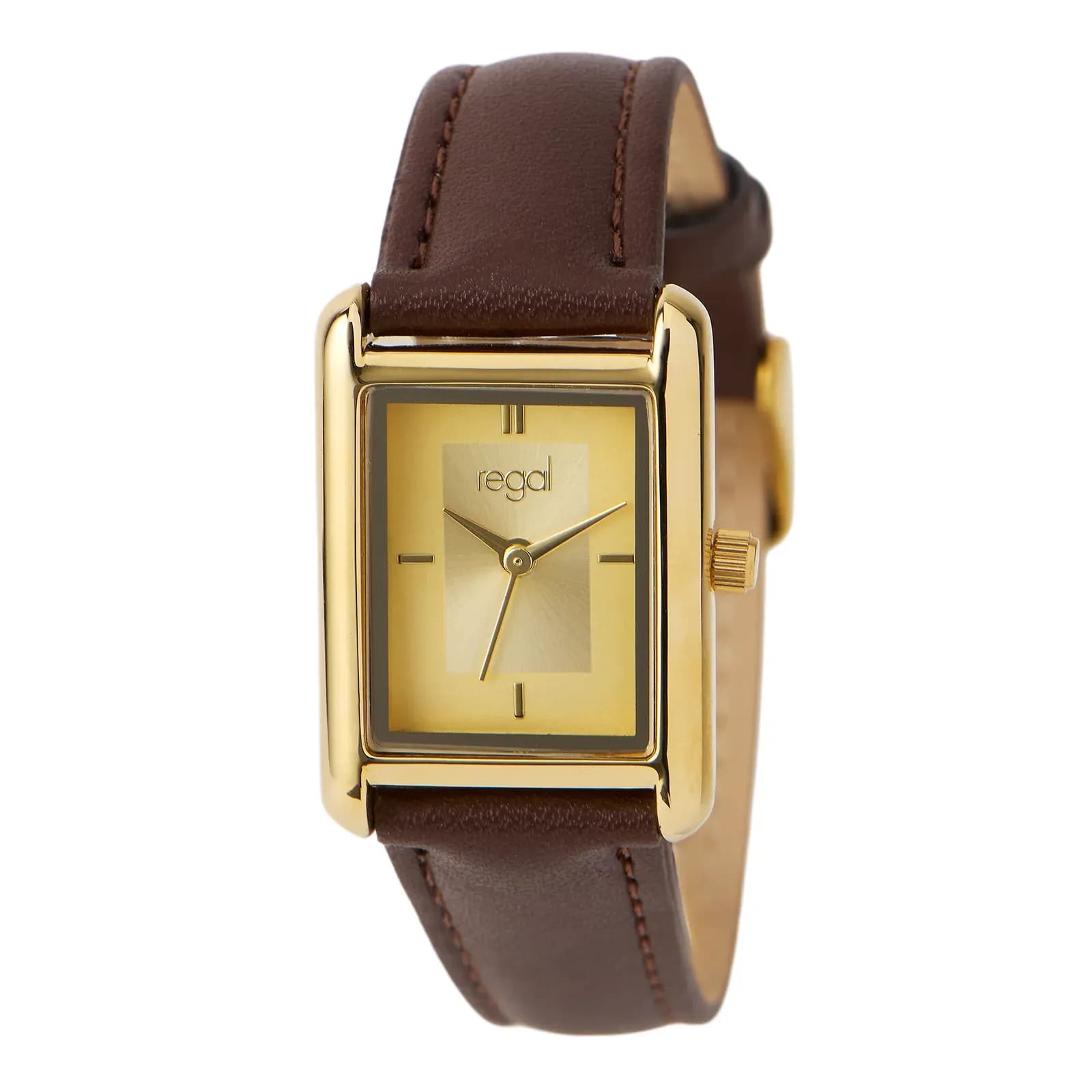 Regal dam champagne/brunt band - R89128-726