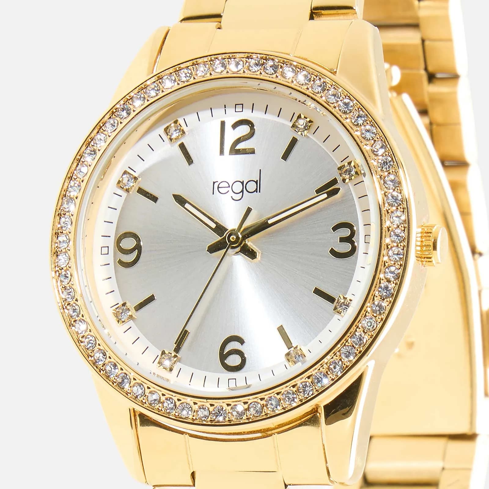 Regal klockset dam - metallband guld, 32mm 6