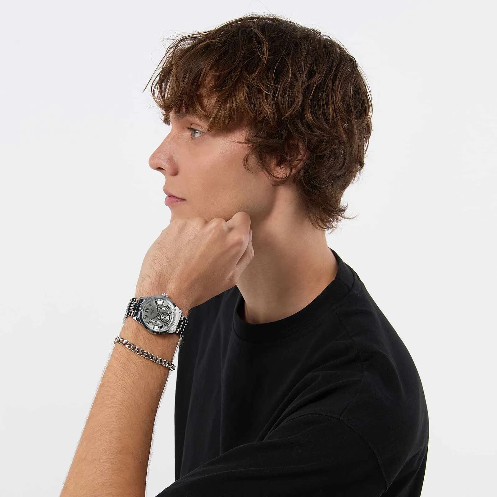 Regal klockset herr - metallband, silverton 41mm 5