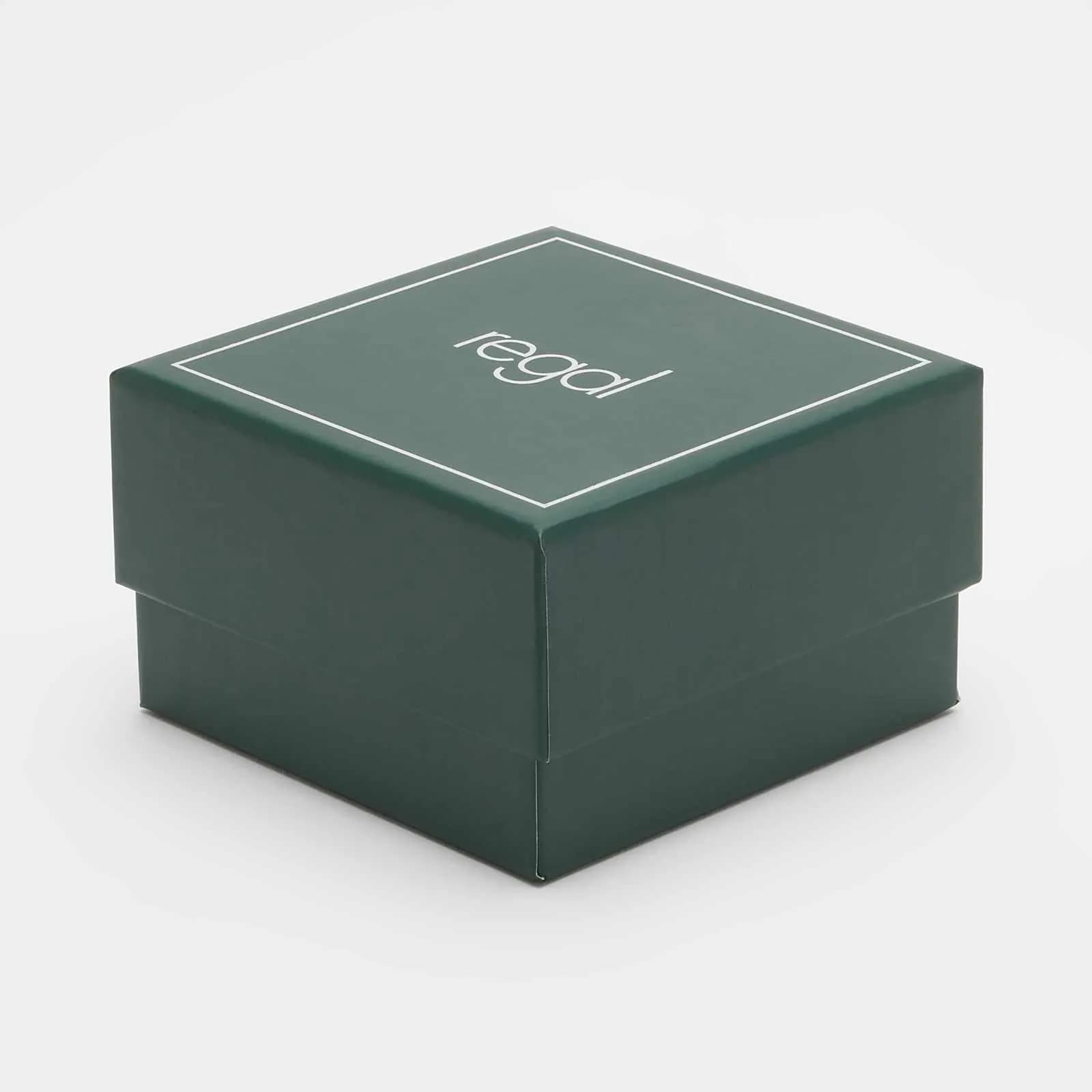 Regal klockset herr - metallband, silverton 41mm 6